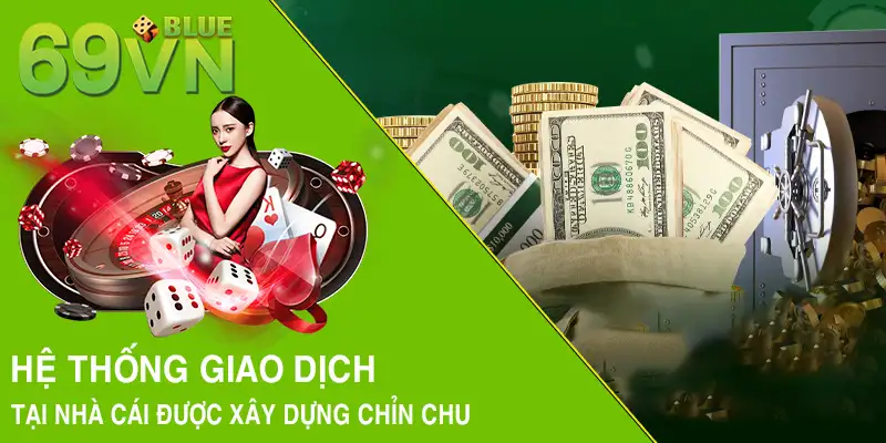 Hệ thống giao dịch tại nhà cái được xây dựng chỉn chu